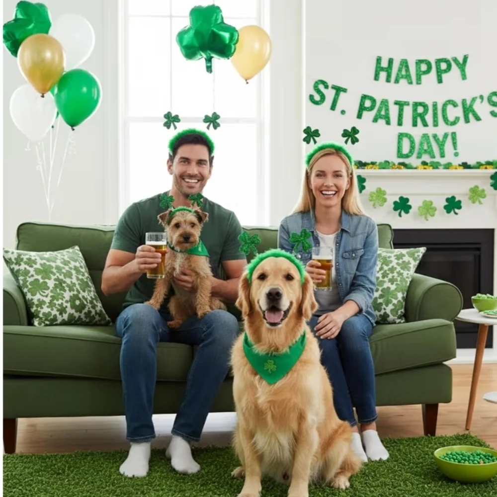 36 Pcs St. Patrick's Day Headbands